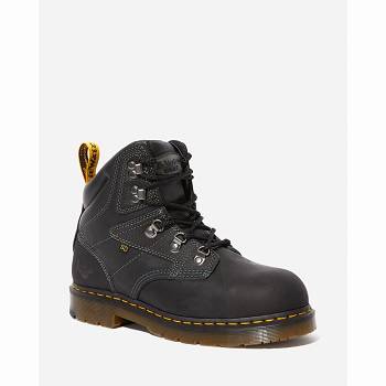 Dr Martens Férfi Earlstoke Steel Toe Munkavédelmi Bakancs Fekete